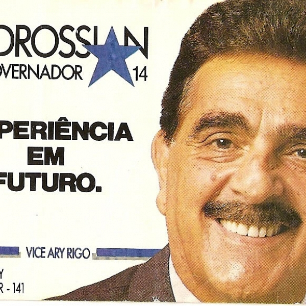 Pedrossian conquista o governo no voto em 90